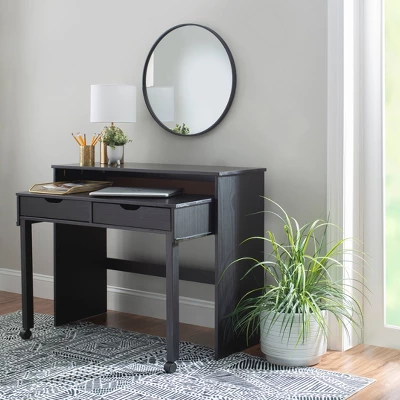 Brookville Extendable Console Desk - Linon 1 Brookville Extendable Console Desk - Linon