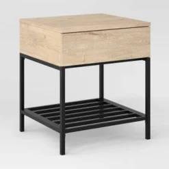 Loring End Table With Charging Station - Threshold™ -Living Space Shop GUEST d8b9567b a4cd 4bda 98a6 31c5f7bf53fc