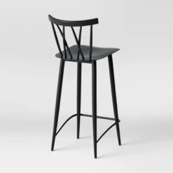 Set Of 2 Becket Metal X Back Barstool Black - Project 62™ 8 Set Of 2 Becket Metal X Back Barstool Black - Project 62™ -Living Space Shop GUEST d912b8e2 836e 4368 ba24 975c0b32cefb