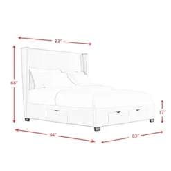 Fiona Upholstered Bed - Picket House Furnishings 17 Fiona Upholstered Bed - Picket House Furnishings -Living Space Shop GUEST d9208031 8ce2 4833 8bf3 745c75d48730