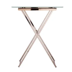 Milton Folding Tray Table Champagne - Aiden Lane 18 Milton Folding Tray Table Champagne - Aiden Lane -Living Space Shop GUEST d9d18325 3692 4a4f 8446 444b07574e82