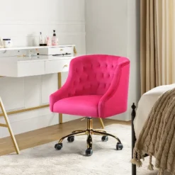 Anika Home Office Task Chair Velvet Tufted Swivel Adjustable Swivel 360 Degree Wheels | Karat Home 33 Anika Home Office Task Chair Velvet Tufted Swivel Adjustable Swivel 360 Degree Wheels | Karat Home -Living Space Shop GUEST d9d947fc 4e19 41aa 8189 44e69eff663f