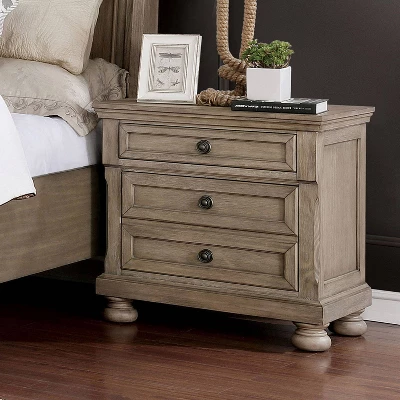 2pc Queen Earl Bedroom Set With Nightstand Gray - HOMES: Inside + Out 5 2pc Queen Earl Bedroom Set With Nightstand Gray - HOMES: Inside + Out - Image 5
