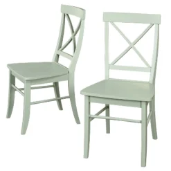 Set Of 2 Albury Cross Back Dining Chairs - Buylateral -Living Space Shop GUEST da994b99 26ab 42cf 8ec0 1927c68a3ced