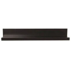48" X 4.5" Picture Ledge Wall Shelf Black - Inplace