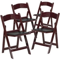 Flash Furniture Hercules™ Folding Chair - Resin– 4 Pack 1000LB Weight Capacity Event Chair -Living Space Shop GUEST dbf62084 dad0 46dd 8e81 5f2684ea9d68