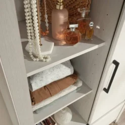 Cottage Road Armoire Raven Oak - Sauder -Living Space Shop GUEST dd8dfc1d c177 4224 ba64 ac30db7e650f