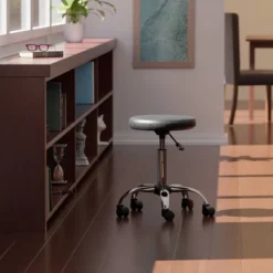 Clark Adjustable Height Swivel Bar Stool With Cushion Black - Winsome -Living Space Shop GUEST dd961539 1744 4b0a abf6 be631e792622