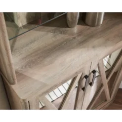 Home Source Grey Wash Corner Bar Cabinet With Mirrored Panels 16 Home Source Grey Wash Corner Bar Cabinet With Mirrored Panels -Living Space Shop GUEST de316e37 06a2 4714 b3eb 03679da09f36