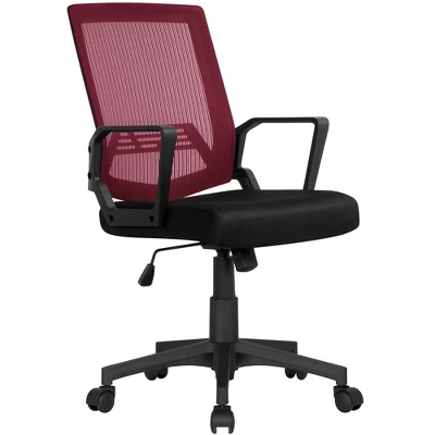 Yaheetech Adjustable Mid-Back Office Chair Computer Chair With Wheels 11 Yaheetech Adjustable Mid-Back Office Chair Computer Chair With Wheels - Image 11