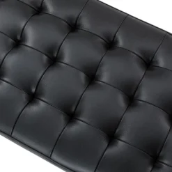 Olga 55.5" Wide Mid-century Modern Genuine Leather Bedroom Bench |ARTFUL LIVING DESIGN 18 Olga 55.5" Wide Mid-century Modern Genuine Leather Bedroom Bench |ARTFUL LIVING DESIGN -Living Space Shop GUEST e10049b9 5324 4994 9c08 21deb7af4386