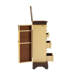 Beatrice Antique Parchment Hand Painted Jewelry Armoire - Powell Company -Living Space Shop GUEST e12136de 027b 4505 969b cd8e253fc42e