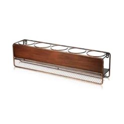 True Wall Mounted Wine Shelf & Stemware Rack, Wood -Living Space Shop GUEST e1f7c8bf 0b84 4a2e 8f1d b2920ce6605f