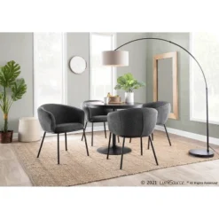 Ashland Contemporary Dining Chair - LumiSource -Living Space Shop GUEST e281489a 44b8 4512 9490 42a50683002d