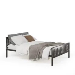 Costway Full Wood Platform Bed With Headboard And Footboard Mattress Foundation 16 Costway Full Wood Platform Bed With Headboard And Footboard Mattress Foundation -Living Space Shop GUEST e37b3d69 a6ff 4e54 b1c4 64cd441a62fa