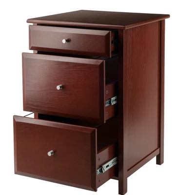 Delta File Cabinet Walnut - Winsome 1 Delta File Cabinet Walnut - Winsome