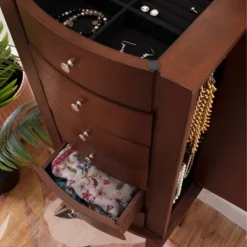 Francesca Jewelry Armoire Merlot Brown - Powell Company 25 Francesca Jewelry Armoire Merlot Brown - Powell Company -Living Space Shop GUEST e4330204 dbf1 448e 8fe9 b29cda1df4c6