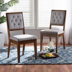 2pc Gideon Wood Dining Chair Set - Baxton Studio 15 2pc Gideon Wood Dining Chair Set - Baxton Studio -Living Space Shop GUEST e4768e22 a791 4258 928a 17f422bb9c16