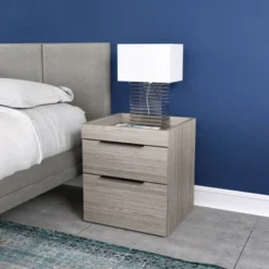 Carter Modern Double Drawer Nightstand - Eco Dream -Living Space Shop GUEST e5672835 2d56 4ea5 ba7b c4fbf9f8c5d7