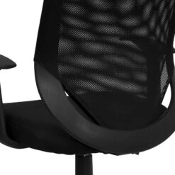 Emma And Oliver Mid-Back Black Mesh Tapered Back Swivel Task Office Chair With T-Arms 12 Emma And Oliver Mid-Back Black Mesh Tapered Back Swivel Task Office Chair With T-Arms -Living Space Shop GUEST e5b51d62 721a 4a46 a7f2 64d3750c99eb