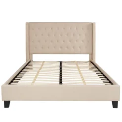 Merrick Lane Upholstered Platform Bed With Button Tufted Headboard 13 Merrick Lane Upholstered Platform Bed With Button Tufted Headboard -Living Space Shop GUEST e628ffed 34b7 4e86 88e8 c539a528d2e1