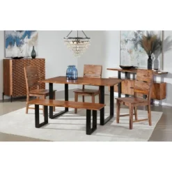 Brownstone Iii Dining Table Brown/Black - Treasure Trove Accents -Living Space Shop GUEST e75f95b2 edb1 4305 930f e3b502820bbf