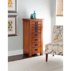 Delia Jewelry Armoire Brown - Powell Company 19 Delia Jewelry Armoire Brown - Powell Company -Living Space Shop GUEST e863c6dc 98a4 4ad3 80cb 773ca351a397