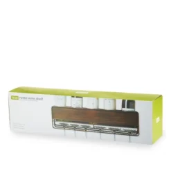 True Wall Mounted Wine Shelf & Stemware Rack, Wood -Living Space Shop GUEST eb627c6d 663d 441d 96a4 ba3c59789fe5