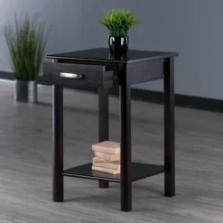 Liso End Table / Printer Table With Drawer And Shelf - Dark Espresso - Winsome 11 Liso End Table / Printer Table With Drawer And Shelf - Dark Espresso - Winsome -Living Space Shop GUEST ec8faa78 3811 4d81 802f 278be5b00f94