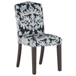 Alex Camel Back Dining Chair In Damask - Skyline Furniture -Living Space Shop GUEST ed815055 7bf3 4eed add0 e317de1ca282