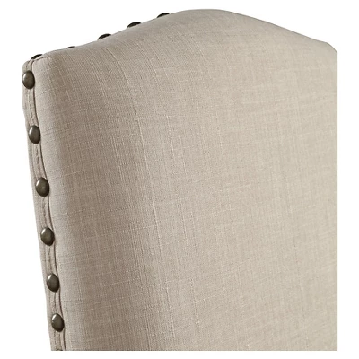 Set Of 2 Cobble Hill Nailhead Accent Dining Chair Wood - Inspire Q 2 Set Of 2 Cobble Hill Nailhead Accent Dining Chair Wood - Inspire Q - Image 2