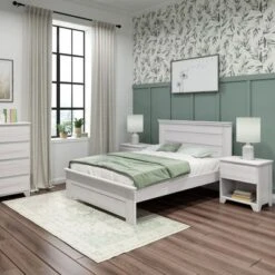 Max & Lily Farmhouse Full Bed With Panel Headboard 9 Max & Lily Farmhouse Full Bed With Panel Headboard -Living Space Shop GUEST eddce1ab 8117 4582 90f0 4e5955afb429