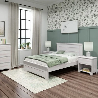 Max & Lily Farmhouse Full Bed With Panel Headboard 4 Max & Lily Farmhouse Full Bed With Panel Headboard - Image 4