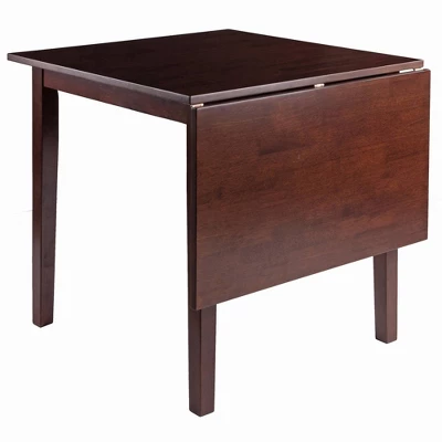 Perrone Drop Leaf Dining Table Walnut - Winsome 1 Perrone Drop Leaf Dining Table Walnut - Winsome