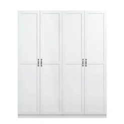 Set Of 2 Hopkins Modern 7 Shelf Freestanding Storage Closets - Manhattan Comfort -Living Space Shop GUEST ee04bf06 109e 4b7d a6b7 2fa7d2df2b91