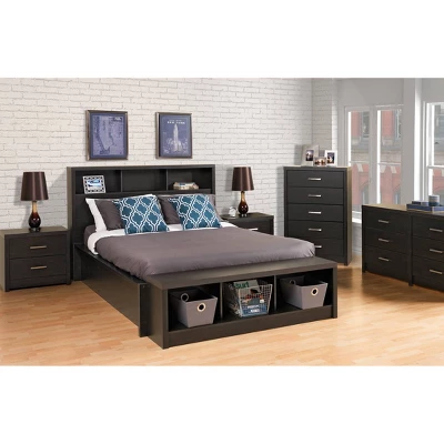 District Headboard - Washed Black - Prepac 2 District Headboard - Washed Black - Prepac - Image 2