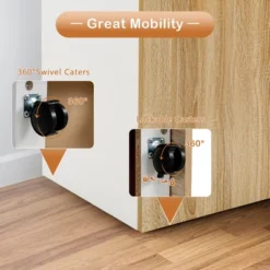 Costway File Cabinet With 2 Drawers Mobile Filing Cabinet W/Wheel For Letter Size -Living Space Shop GUEST ee64d0b0 f593 4195 87f2 fb1d219533e6