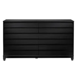 Ilya Solid Wood Modern Panel Front 6 Drawer Dresser - Saracina Home 20 Ilya Solid Wood Modern Panel Front 6 Drawer Dresser - Saracina Home -Living Space Shop GUEST ef41feaf 4e19 4fb5 8811 632636980ad5