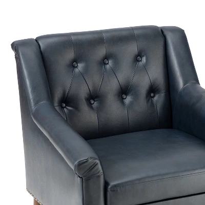 Nycteus Vegan Leather Armchair | ARTFUL LIVING DESIGN 6 Nycteus Vegan Leather Armchair | ARTFUL LIVING DESIGN - Image 6