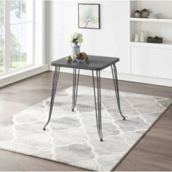 Gilbert Square Bar Height Table Gray - Boraam -Living Space Shop GUEST efe41163 2c27 4ed4 8996 07045fd688f1