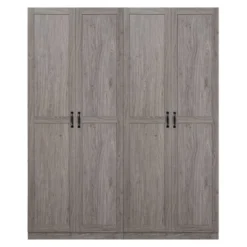 Set Of 2 Hopkins Modern 7 Shelf Freestanding Storage Closets - Manhattan Comfort -Living Space Shop GUEST f01a430c 4e5c 4383 a87e 1626f844620d