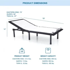 Harmony Adjustable Bed Frame With Battery Back Up - Furniture Of America -Living Space Shop GUEST f01fb333 6a26 400e b1ae 9c5068700055
