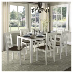 5pc Shiloh Rustic Dining Set - Creamy White-Rustic Mahogany - Dorel Living 9 5pc Shiloh Rustic Dining Set - Creamy White-Rustic Mahogany - Dorel Living -Living Space Shop GUEST f0da0099 59c6 40e2 82b8 fa7cd4092a35