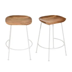 Set Of 2 24.5" Bryson Counter Height Barstools - Carolina Chair & Table -Living Space Shop GUEST f1320c54 16d4 49aa 8bcd 52f7919397d4