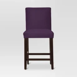 25" Velvet Parsons Counter Height Barstool Wood - Threshold™ -Living Space Shop GUEST f1980123 daa4 41ed 8e94 0c1b9ccd5da5