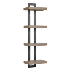 36" X 11" 4 Tier Ladder Bracket Floating Wall Shelf Unit - Danya B. -Living Space Shop GUEST f3444f95 c66e 4481 8e3c 0beb40458c4b