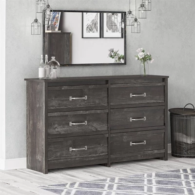 Dandrea 6 Drawer Dresser - Room & Joy 2 Dandrea 6 Drawer Dresser - Room & Joy - Image 2