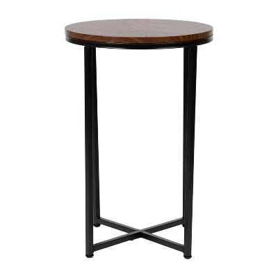 Merrick Lane End Table With Round Cross Brace Frame 13 Merrick Lane End Table With Round Cross Brace Frame - Image 13
