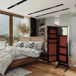 Jewelry Armoire Brown - Ore International -Living Space Shop GUEST f48c862a 5ee6 4ef1 b560 426b97dad716