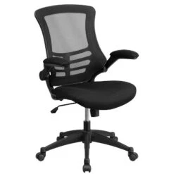 Flash Furniture Work From Home Kit - Black Computer Desk, Ergonomic Mesh Office Chair And Locking Mobile Filing Cabinet With Side Handles -Living Space Shop GUEST f555c972 bf42 4924 b634 6a99262d74a3